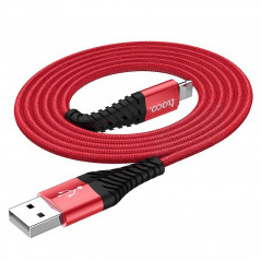 Datový kabel COOL pro nabíjení pro iPhone Lightning 8kolíkový X38 Červený
