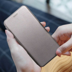 Peněženkové pouzdro Book Elegance na Apple iPhone 13 Elegantní  Šedý