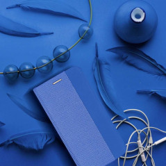 Sensitive Book na Samsung Galaxy A03S Pbal peněženka Modrý