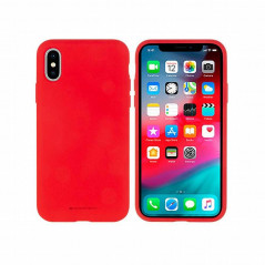 Silicone case na Apple iPhone 13 MERCURY Silikonový kryt Červený