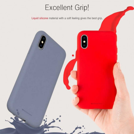 Silicone case na Samsung Galaxy A32 5G MERCURY Silikonový kryt Modrý
