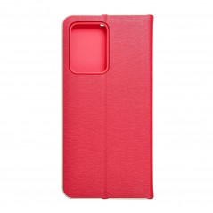 Peněženkové pouzdro LUNA Book Gold na XIAOMI Redmi Note 12 Pro 5G Elegantní  Červený