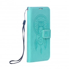 Peněženkové pouzdro MEZZO Book na XIAOMI Redmi Note 12 4G Lapač snů  Zelený