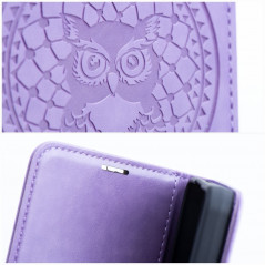Peněženkové pouzdro MEZZO Book na XIAOMI Redmi Note 12 Pro Plus 5G Lapač snů  Fialový (Purple)