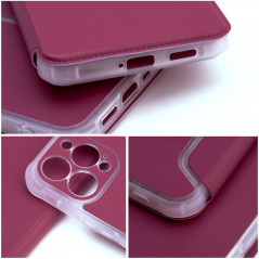 Peněženkové pouzdro Piano Book na XIAOMI Redmi Note 12 Pro Plus 5G Purpurový