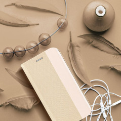 Peněženkové pouzdro Sensitive Book na XIAOMI Redmi Note 12 4G Zlatý
