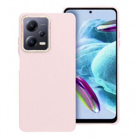Kryt FRAME na XIAOMI Redmi Note 12 Pro 5G Elegantní  Pudrově růžový