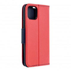 Peněženkové pouzdro Fancy Book na XIAOMI Redmi Note 12 4G Červený / Námořnická modrá