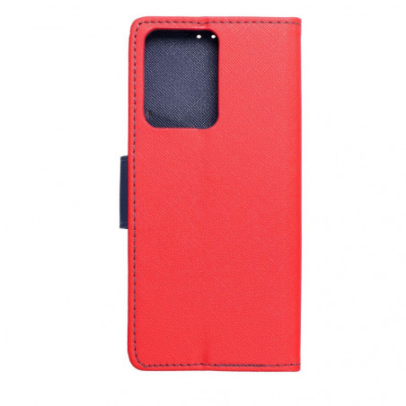 Peněženkové pouzdro Fancy Book na XIAOMI Redmi Note 12 Pro 5G Červený / Námořnická modrá