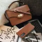 Peněženkové pouzdro Leather case SMART PRO na Samsung Galaxy A54 Elegantní  Hnědý