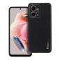 Kryt LEATHER na XIAOMI Redmi Note 12 4G Černý