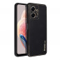 Kryt LEATHER na XIAOMI Redmi Note 12 4G Černý