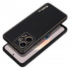 Kryt LEATHER na XIAOMI Redmi Note 12 4G Černý