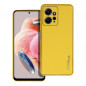 Kryt LEATHER na XIAOMI Redmi Note 12 4G Žlutý