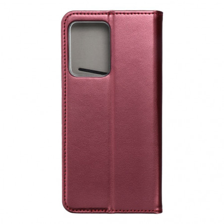 Peněženkové pouzdro Smart Magneto book na XIAOMI Redmi Note 12 Pro Plus 5G Bordový