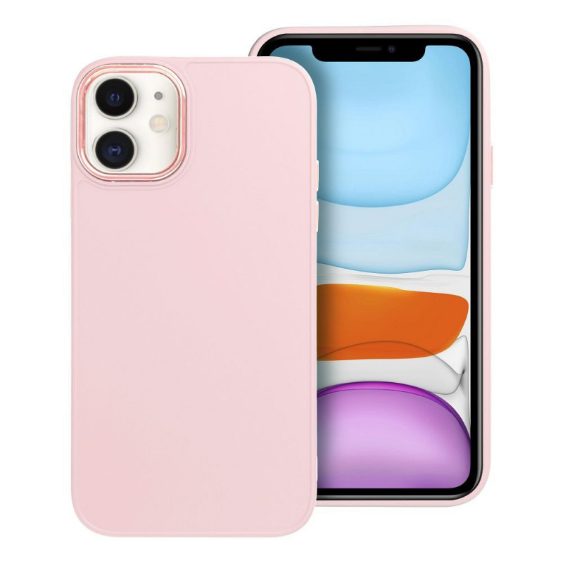 Kryt FRAME na Apple iPhone 11 Elegantní  Pudrově růžový