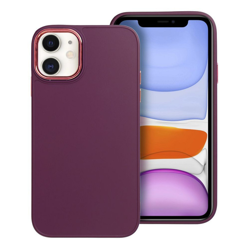 Kryt FRAME na Apple iPhone 11 Elegantní  Fialový (Purple)