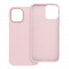 Kryt FRAME na Apple iPhone 12 Pro Elegantní  Pudrově růžový