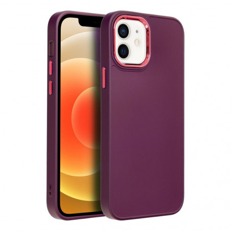 Kryt FRAME na Apple iPhone 12 Pro Elegantní  Fialový (Purple)