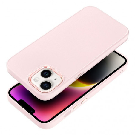 Kryt FRAME na Apple iPhone 13 Elegantní  Pudrově růžový