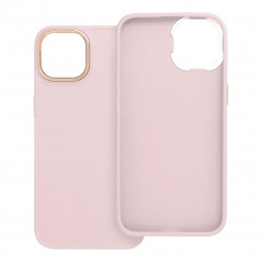 Kryt FRAME na Apple iPhone 14 Elegantní  Pudrově růžový