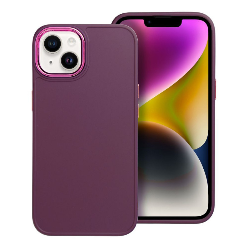 Kryt FRAME na Apple iPhone 14 Elegantní  Fialový (Purple)