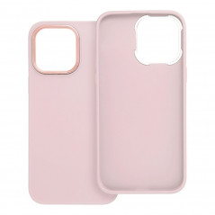 Kryt FRAME na Apple iPhone 14 Pro Max Elegantní  Pudrově růžový