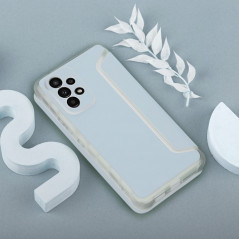Peněženkové pouzdro Piano Book na Samsung Galaxy A23 5G Světle modrý