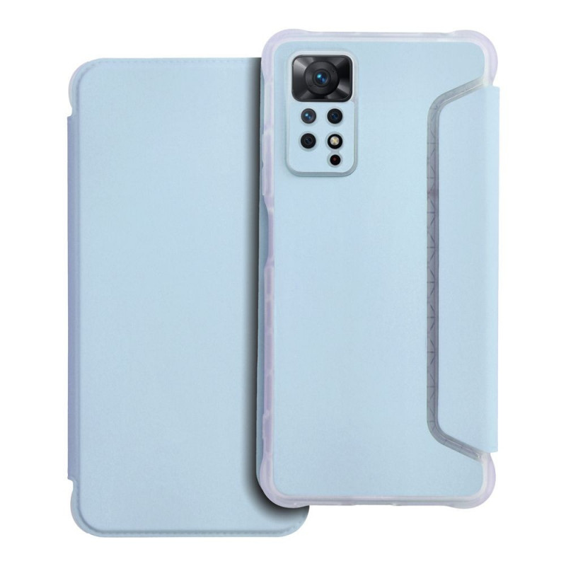 Peněženkové pouzdro Piano Book na XIAOMI Redmi Note 11 Pro 5G Světle modrý
