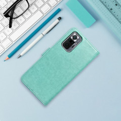 Peněženkové pouzdro MEZZO Book na XIAOMI 12 Lite Lapač snů  Zelený