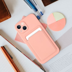Kryt Card na Apple iPhone 14 Růžový