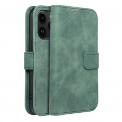 Peněženkové pouzdro TENDER Book na Apple iPhone 14 Pro Zelený