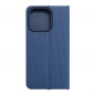 Peněženkové pouzdro LUNA Book Carbon na Apple iPhone 14 Pro Uhlíkové vlákno, Elegantní  Modrý