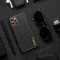 Kryt LEATHER na Apple iPhone 14 Pro Max Černý