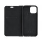Peněženkové pouzdro LUNA Book Carbon na Apple iPhone 14 Uhlíkové vlákno, Elegantní  Černý