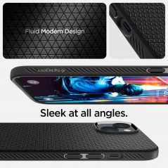 Kryt Spigen  Liquid Air na Apple iPhone 14 Matná černá