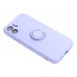Kryt Silicone ring na Apple iPhone 15 Fialový (Violet)