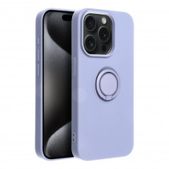 Kryt Silicone ring na Apple iPhone 15 Pro Fialový (Violet)