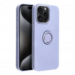 Kryt Silicone ring na Apple iPhone 15 Pro Max Fialový (Violet)