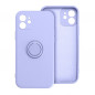 Kryt Silicone ring na Apple iPhone 15 Pro Max Fialový (Violet)