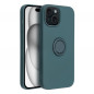 Kryt Silicone ring na Apple iPhone 15 Zelený