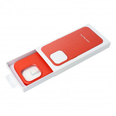 Kryt Leather Mag Cover na Apple iPhone 11 Elegantní  MagSAFE  Červený