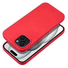 Kryt Soft na Apple iPhone 15 Červený