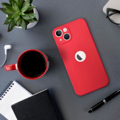 Kryt Soft na Apple iPhone 15 Červený