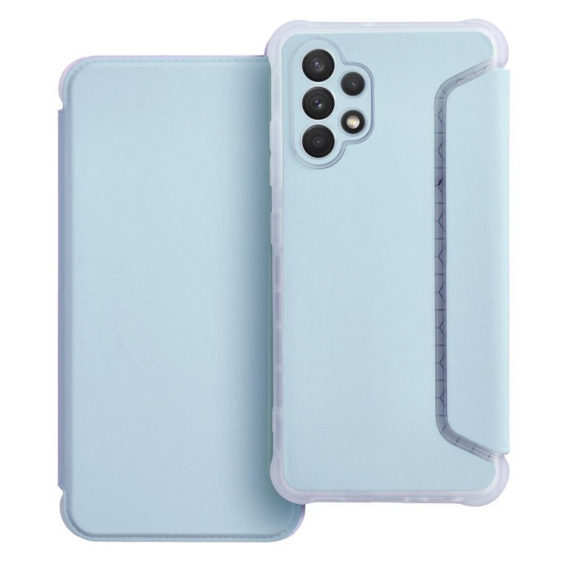 Peněženkové pouzdro Piano Book na Samsung Galaxy A32 LTE Světle modrý