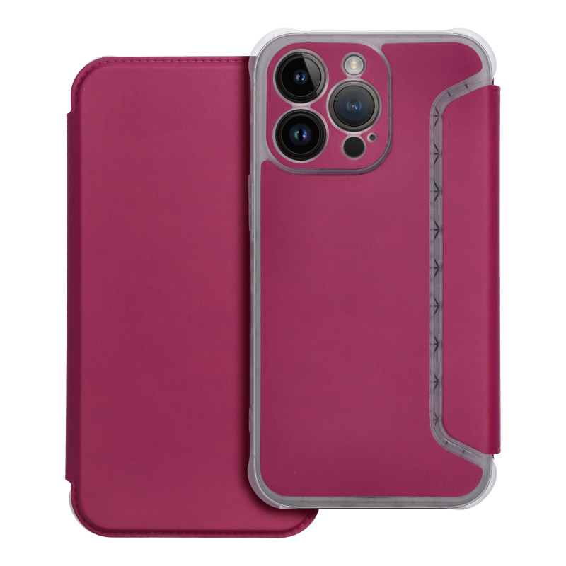 Peněženkové pouzdro Piano Book na Apple iPhone 13 Pro Purpurový