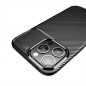 Kryt CARBON PREMIUM na Samsung Galaxy A22 5G Elegantní  Černý