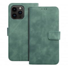 Peněženkové pouzdro TENDER Book na Apple iPhone 14 Pro Max Zelený