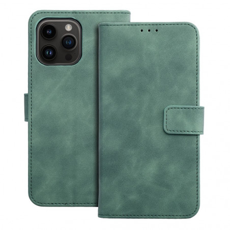Peněženkové pouzdro TENDER Book na Apple iPhone 14 Pro Max Zelený