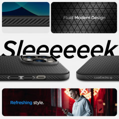 Kryt Spigen  Liquid Air na Apple iPhone 14 Pro Matná černá